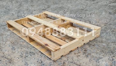Sơn Lâm chuyên đóng pallet từ gỗ qua sử dụng